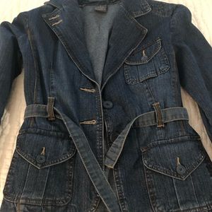 Bill Blass Jean Blazer -Size Small